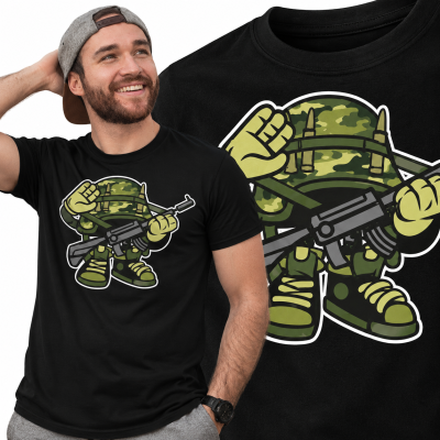 KOSZULKA  ANIMOWANA SOLIDER